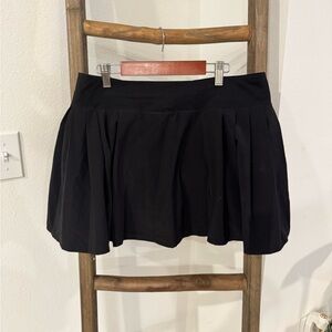 Side-Pleat High Rise Tennis Skirt